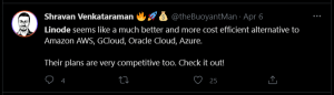 Linode Cost Efficient