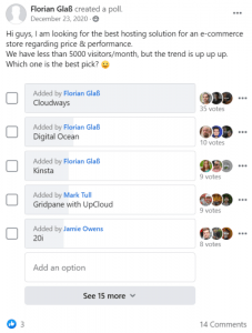 Cloudways FB Poll2