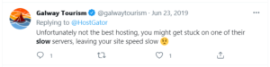hostgator slow twitter