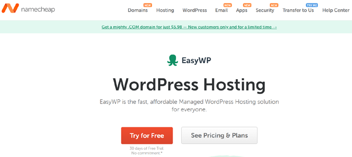 namecheap free trial