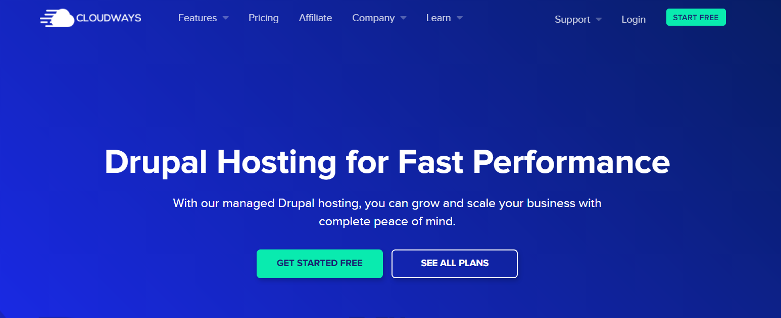 drupal cloudways free trial