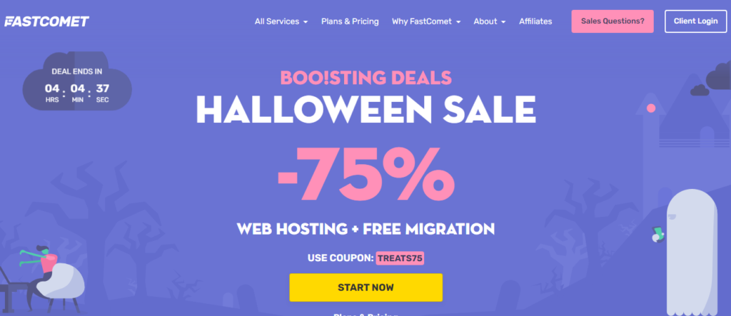 FastComet Halloween Offer