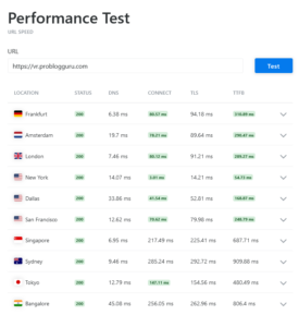 Vultr TTFB