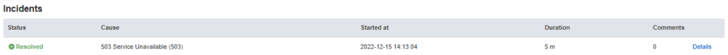 Vutlr Uptime Report1