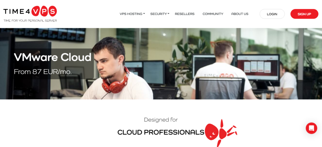 VMware cloud hosting - Time4VPS