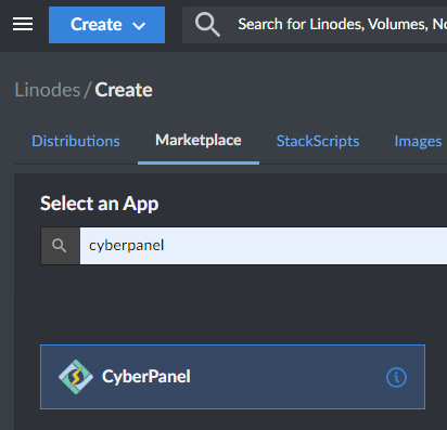 Choose Cyberpanel