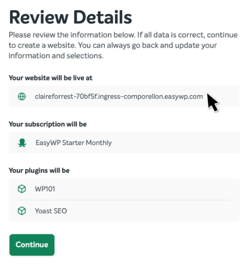 Review details