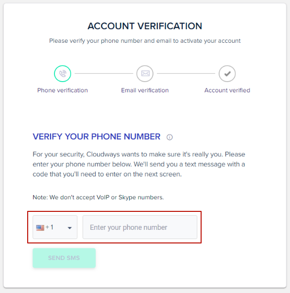 account verification