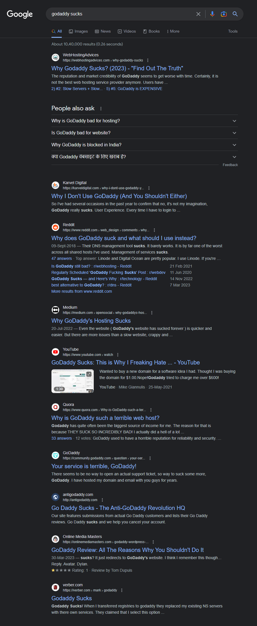 godaddy sucks