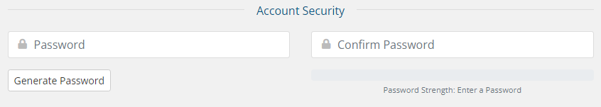 set your password