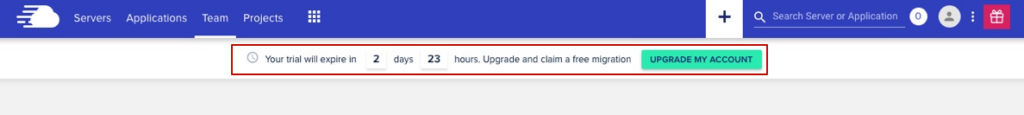 upgrade your account