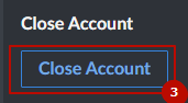 close account