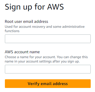 sign up form