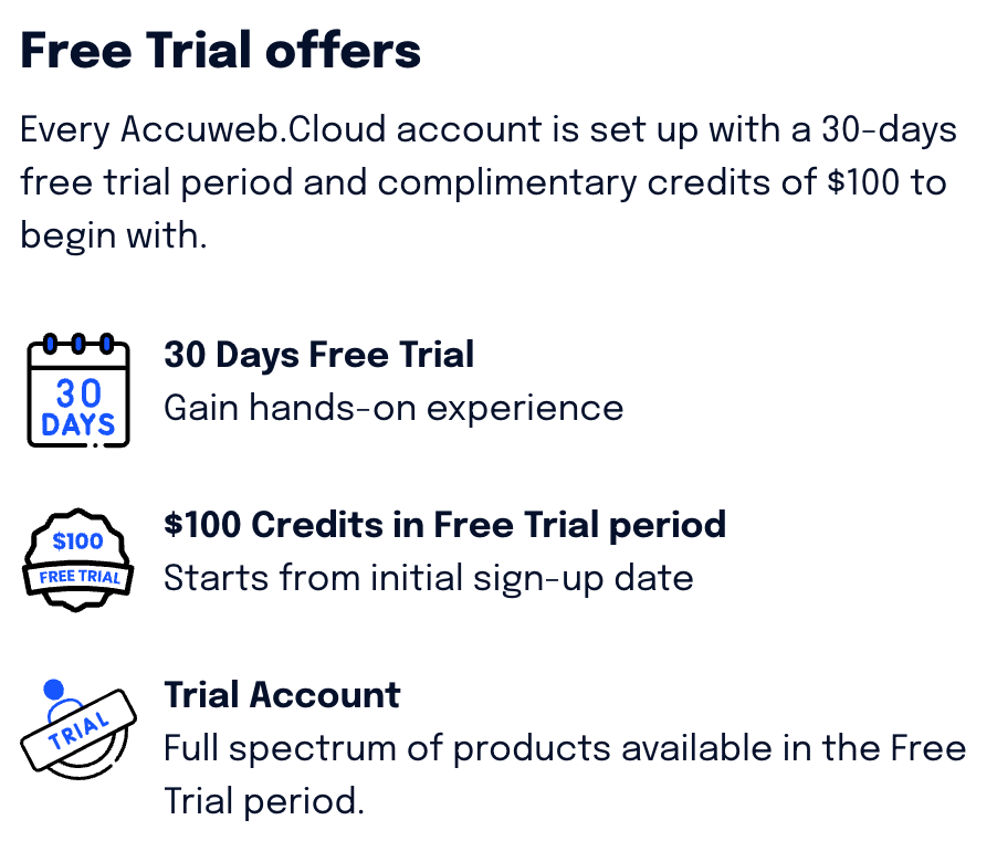 accuweb cloud free trial