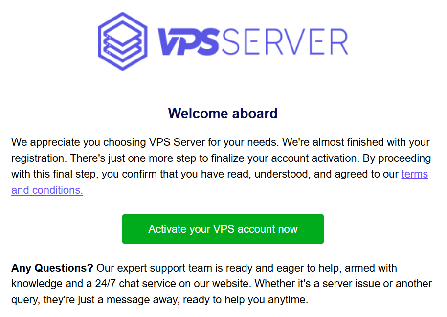 vpserver email
